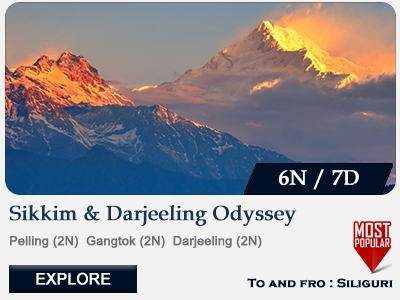 Pelling Gangtok Darjeeling tour package 6N 7D